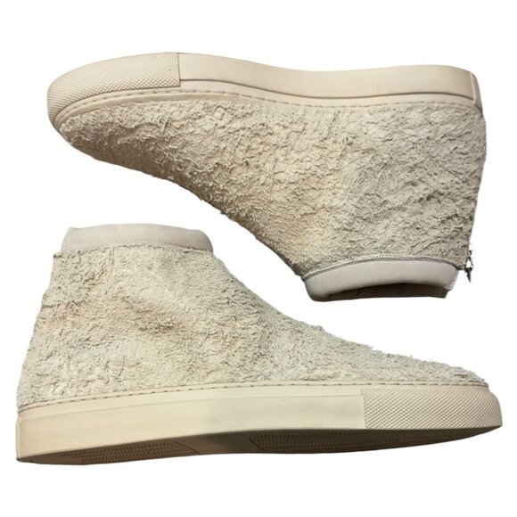 Nonnative Traveler Trainer Sneaker Boot US Size 8 Rough Italian Leather Ivory - Picture 2 of 10